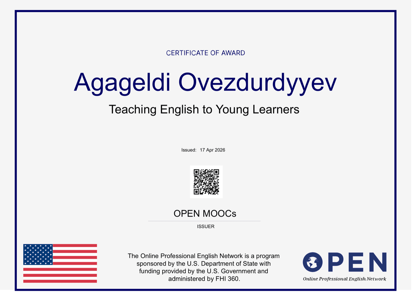 Teaching English to Young Learners